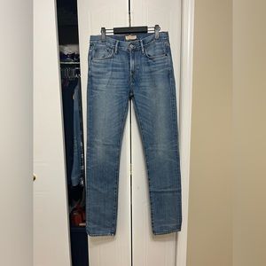Blue Burberry Jeans (Slim Fit Washed Japanese Selvedge)